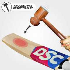 DSC Intense Ferocity English Willow Cricket Bat side profile view