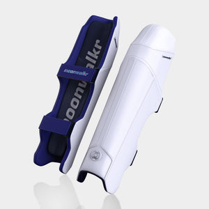 Moonwalkr Medium White Batting Pads & Thigh Guard 2.0 Combo - RH