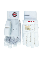 MRF Genius King Cricket Batting Gloves adult front view