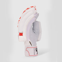 SG Player Cricket Batting Gloves wrist and backhand detail