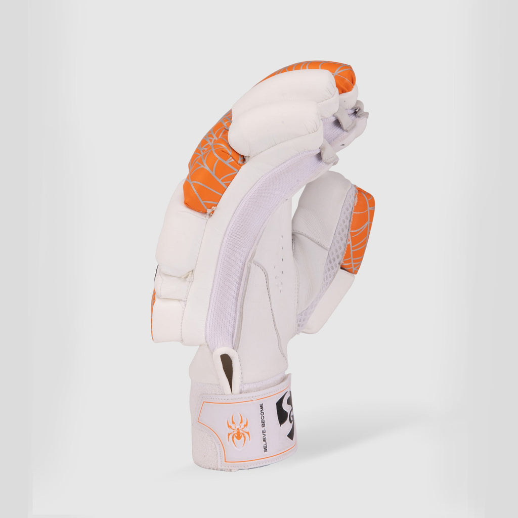 SG RP Lite Cricket Batting Gloves palm and wrist detail