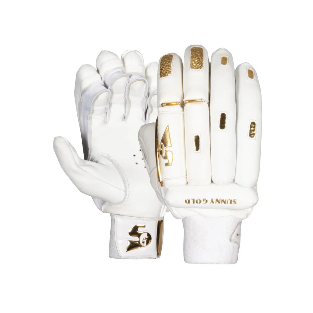 SG Sunny Gold Cricket Batting Gloves front and palm pair view
