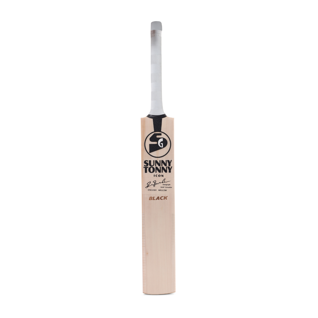 SG Sunny Tonny Icon Black English Willow Cricket Bat side profile