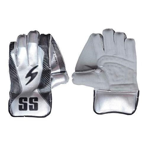 SS Academy Wicket Keeping Gloves Adult front and palm view