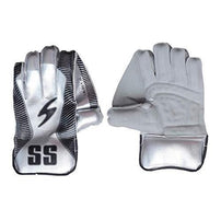 SS Academy Wicket Keeping Gloves Adult front and palm view