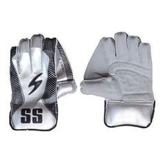 SS Academy Wicket Keeping Gloves Adult front and palm view