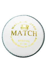 Gortonshire Match Cricket Ball White (Alum Tanned) Cricket Ball